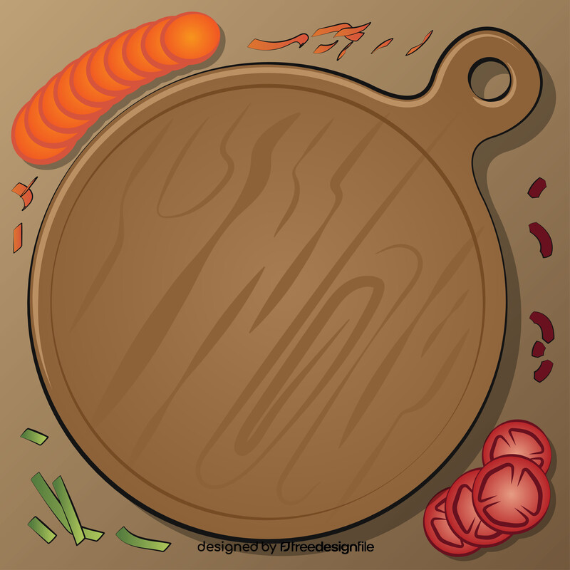 Chopping board vector