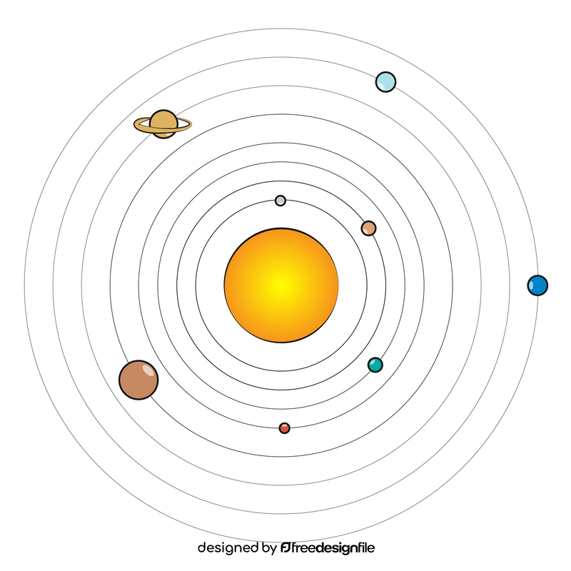 Solar system clipart