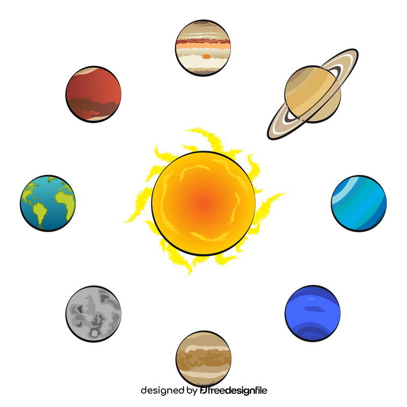 Solar system clipart