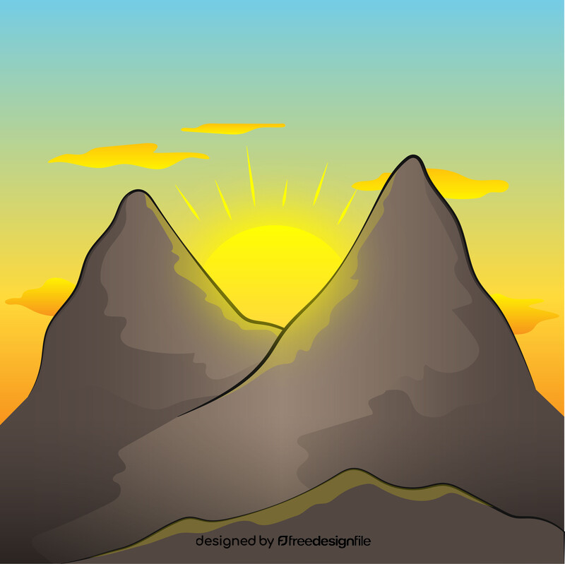 Sunrise vector