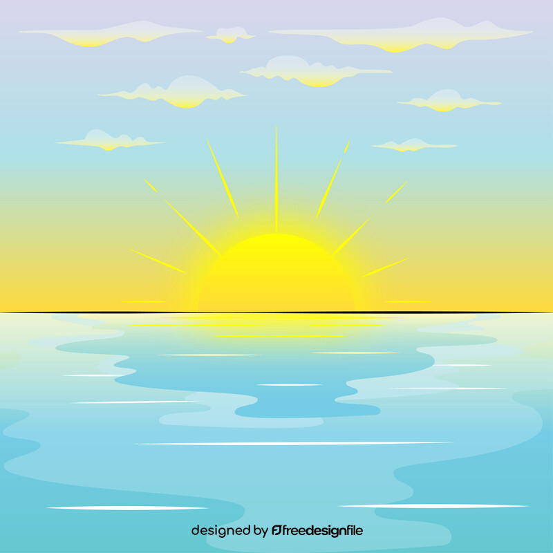 Sunrise vector