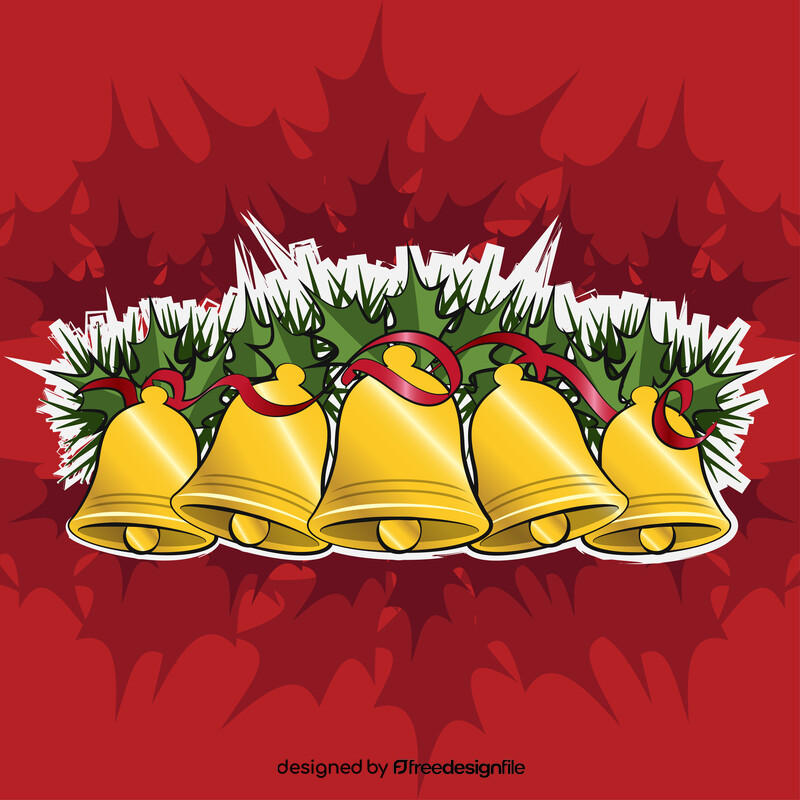 Christmas bells vector