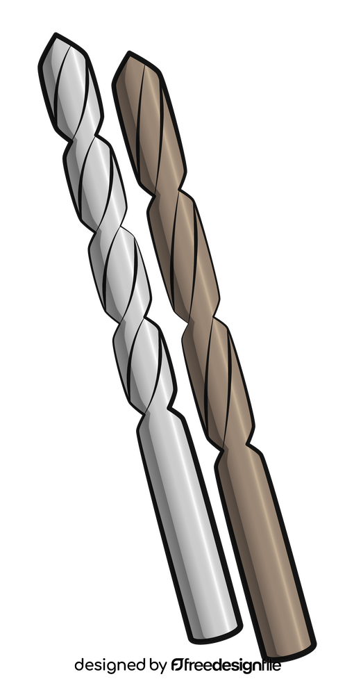 Drill bits clipart