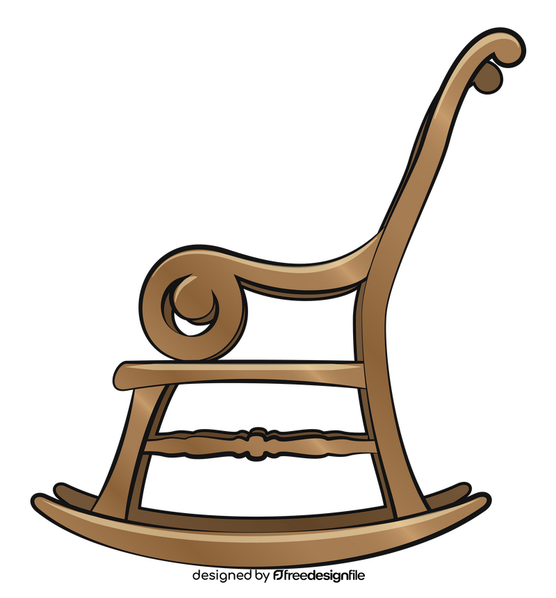 Rocking chair clipart