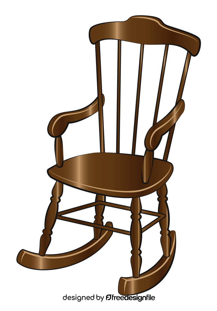 Rocking chair clipart