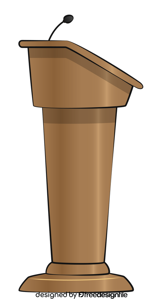 Podium clipart