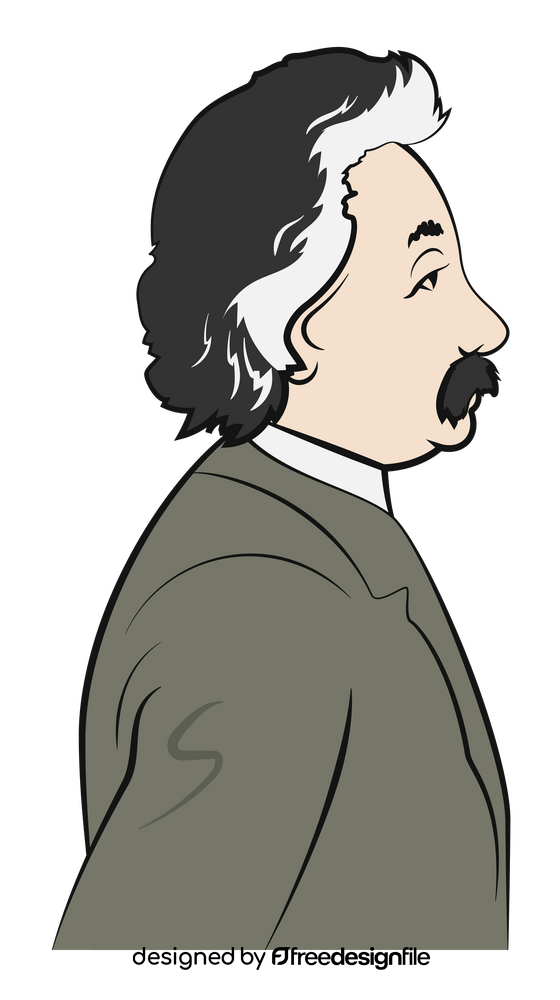 Albert einstein drawing clipart