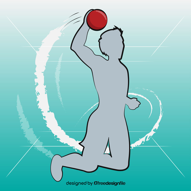 Dodgeball drawing vector