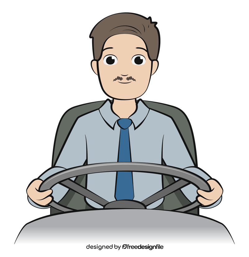 Bus driver clipart free download