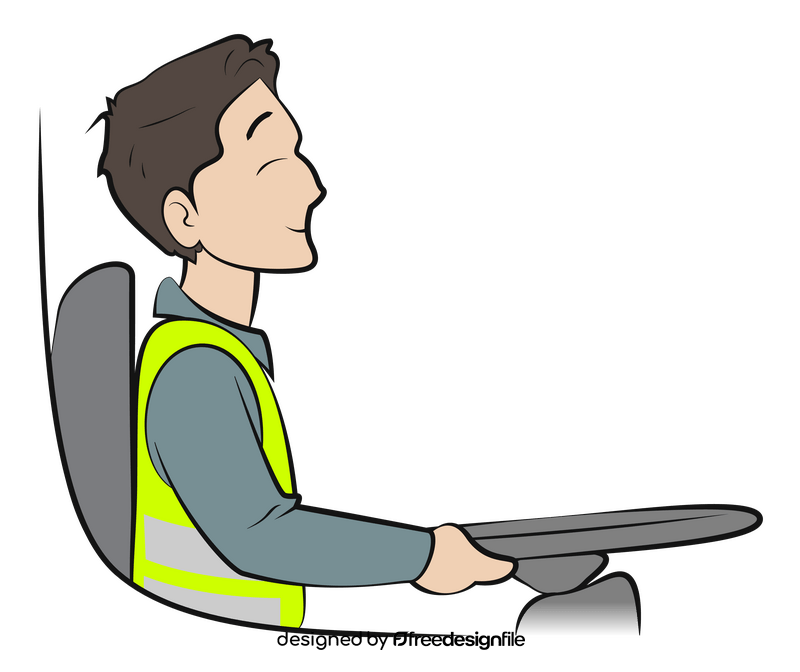 Bus driver clipart