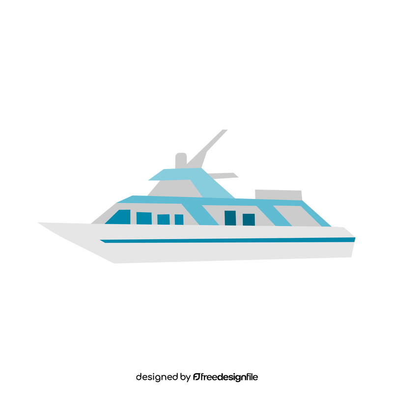 Yacht clipart