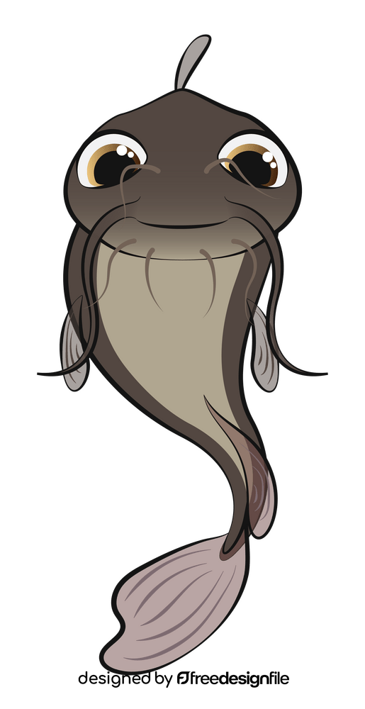 Catfish fish clipart