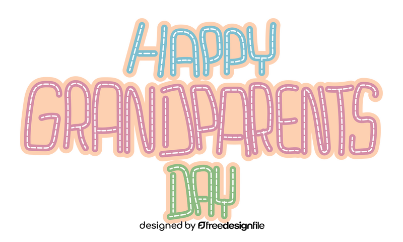 Grandparents day clipart