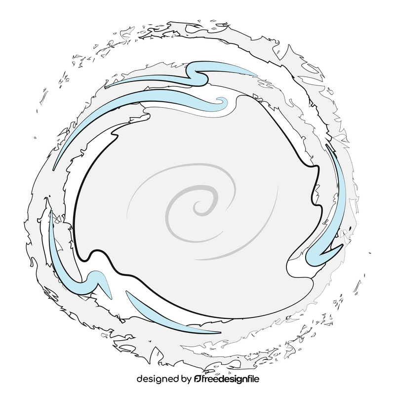 Cyclone hurricane clipart