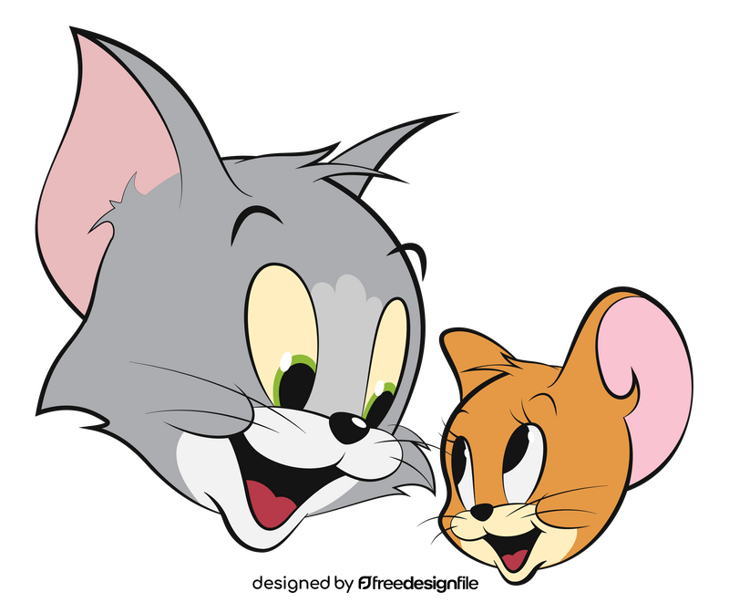 Tom and jerry cartoon drawing clipart