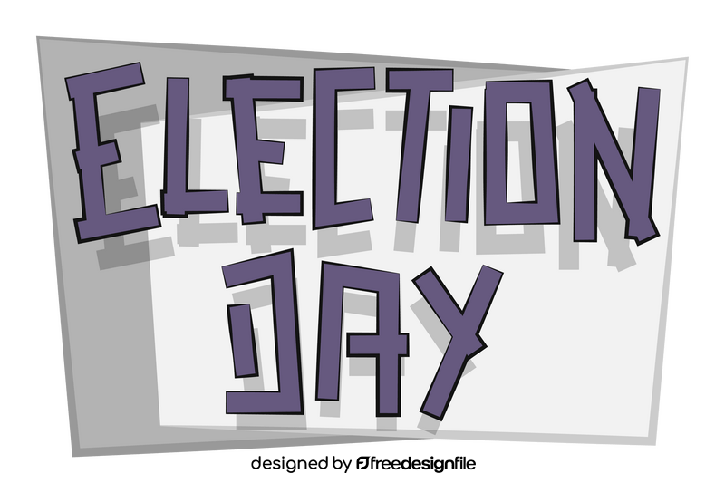 Vote election day clipart