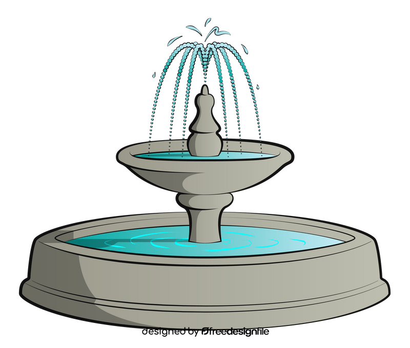 Fountain clipart