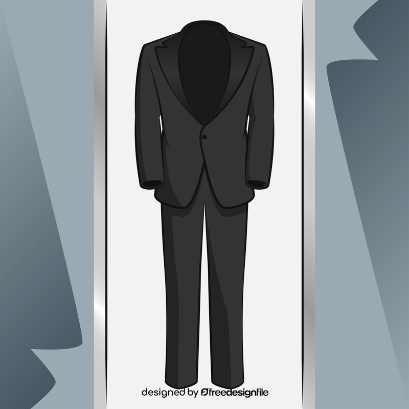 Tuxedo drawing vector