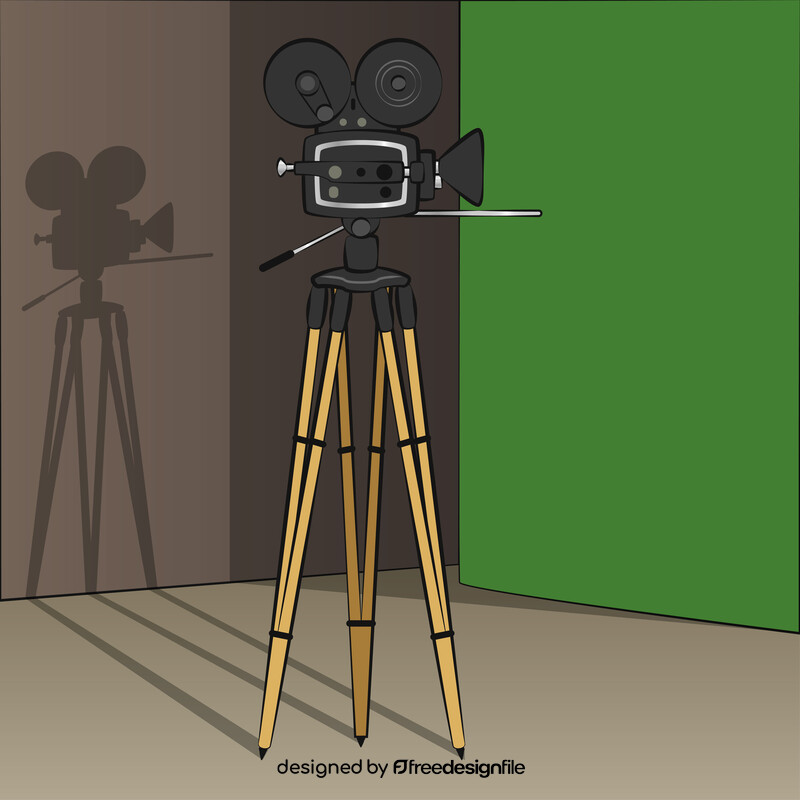 Film camera vector