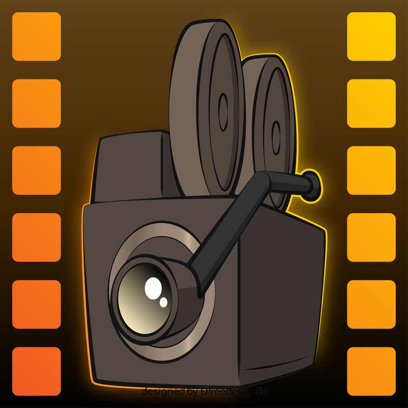 Film camera vector