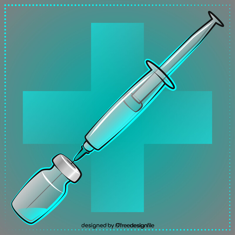 Flu shot vector