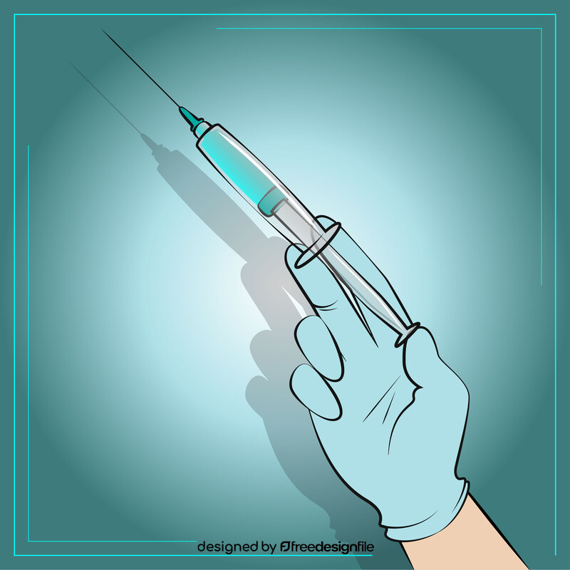 Flu shot vector