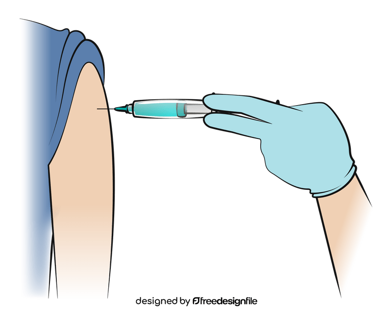 Flu shot clipart