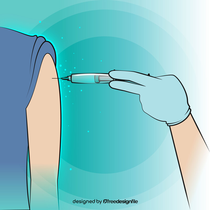 Flu shot vector