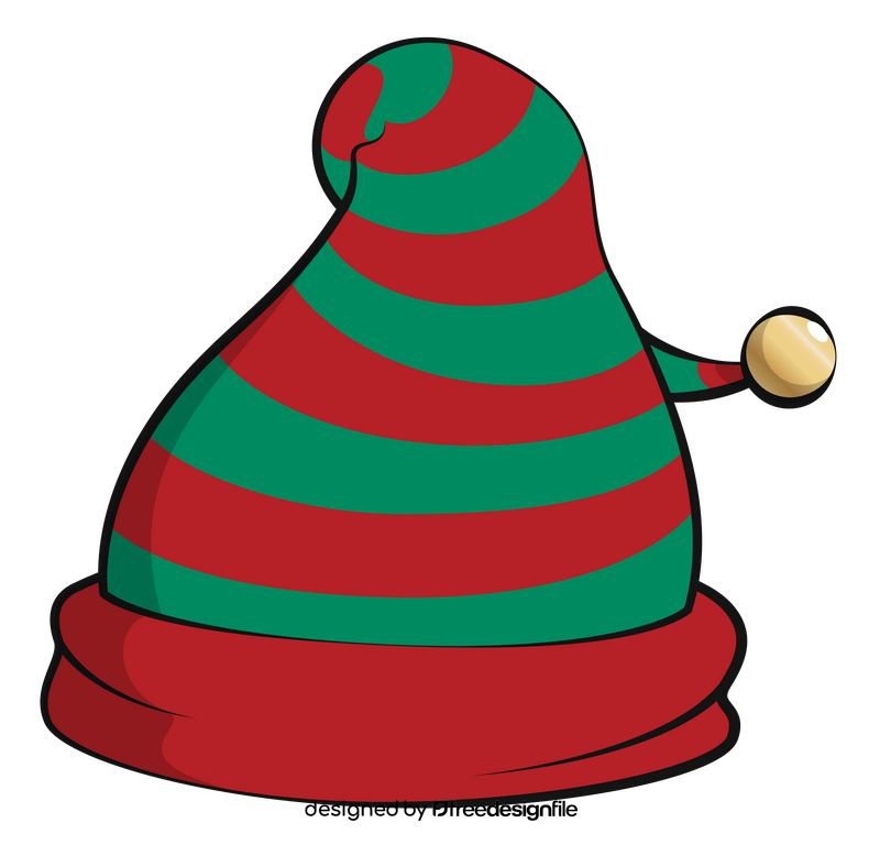 Elf hat drawing clipart