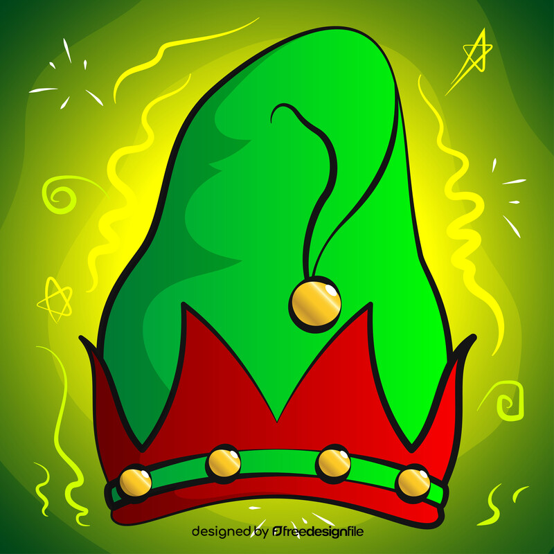 Elf hat vector