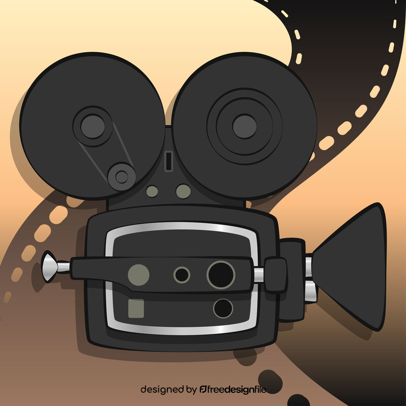 Film camera vector