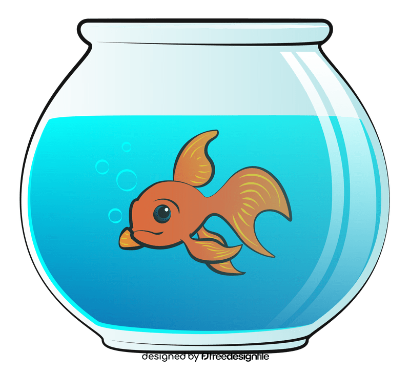 Fish bowl clipart