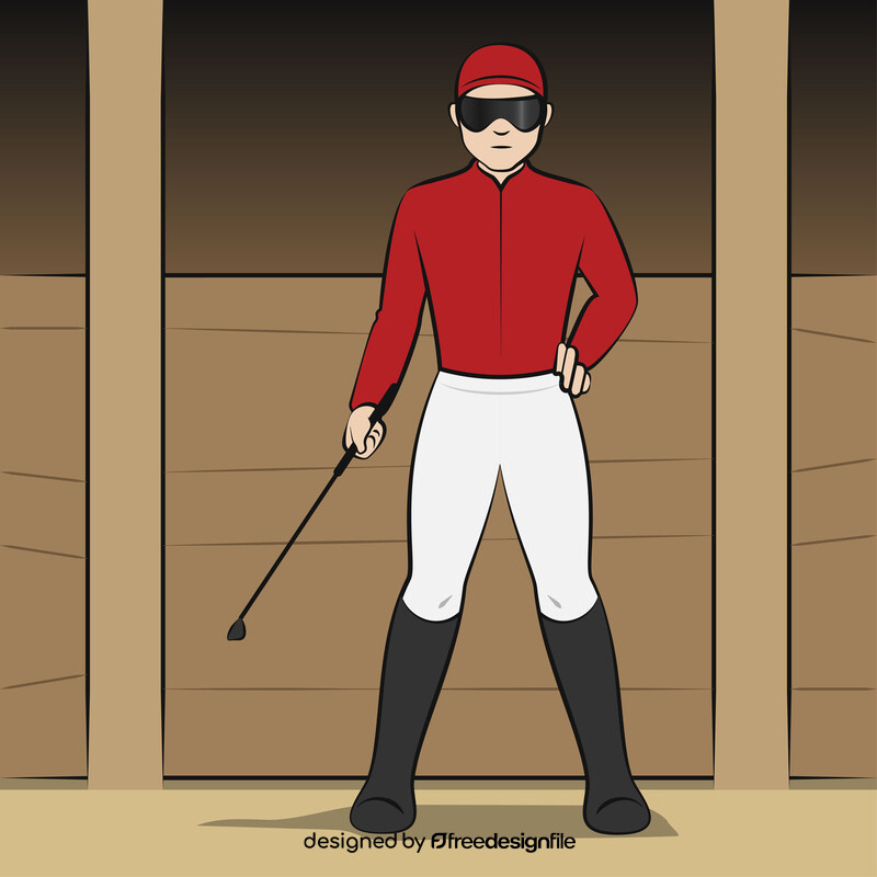 Jockey vector