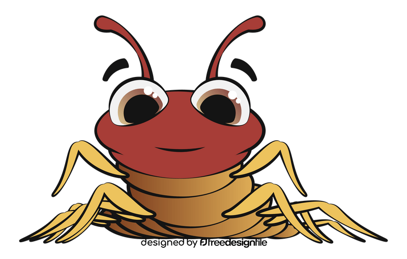 Centipede clipart