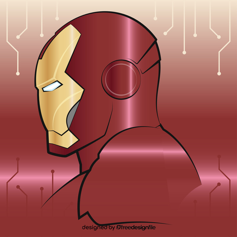 Iron man vector