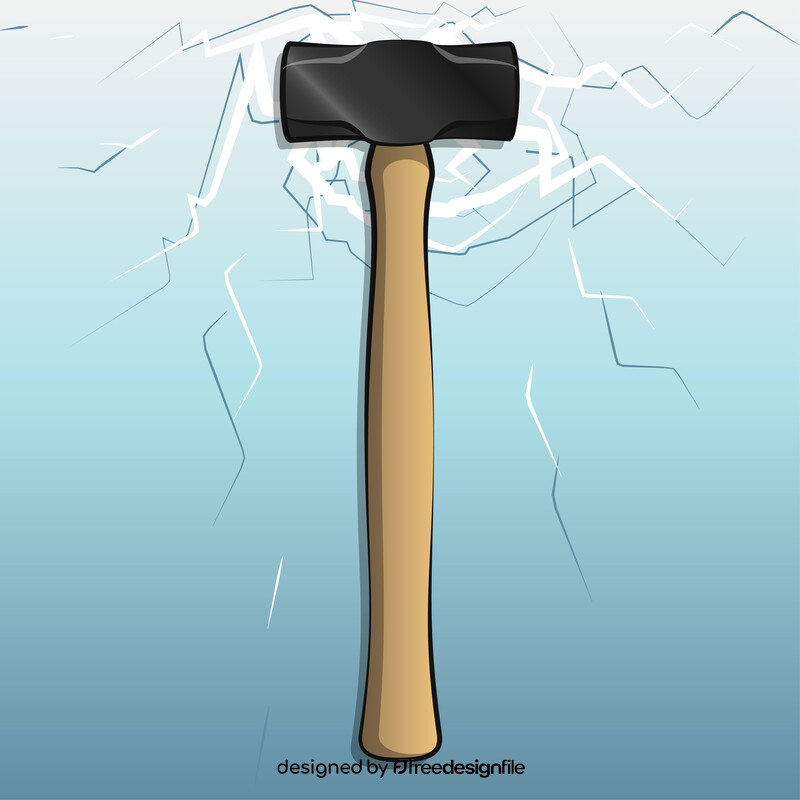 Sledge hammer vector