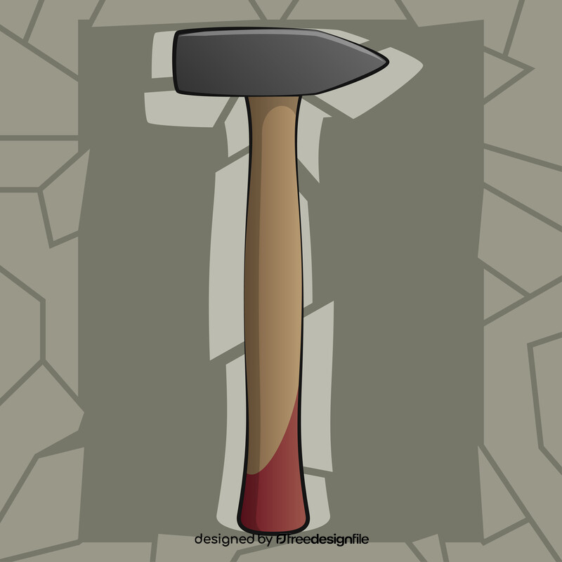 Hammer drawing vector