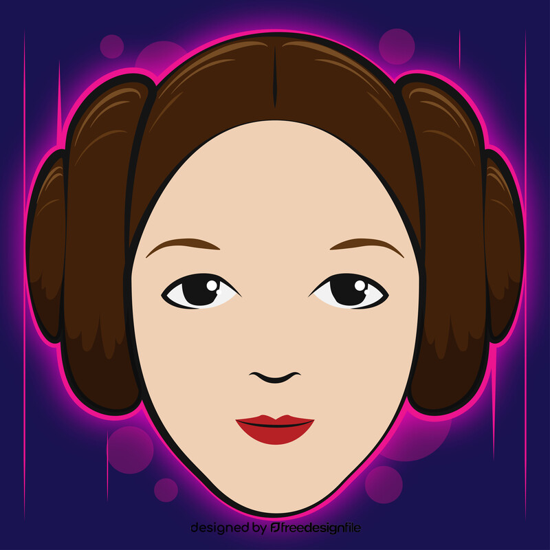 Princess leia vector