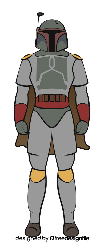 Star wars boba fett clipart