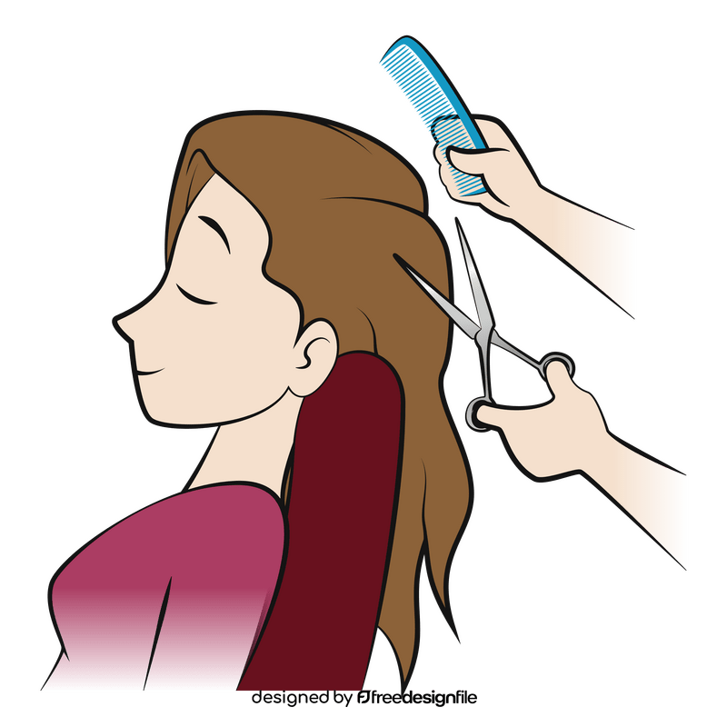 Hair salon drawing clipart