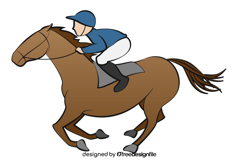 Horse Racing Jockey clipart