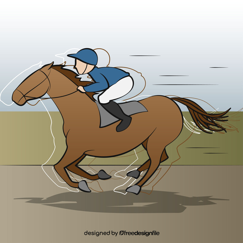 Horse Racing Jockey vector