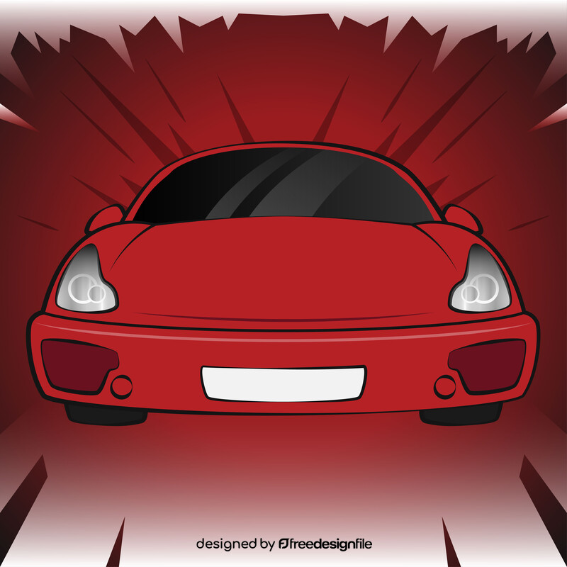 Sports car vector