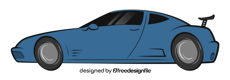 Sports car clipart