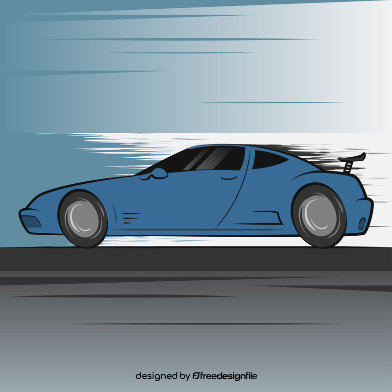 Sports car vector