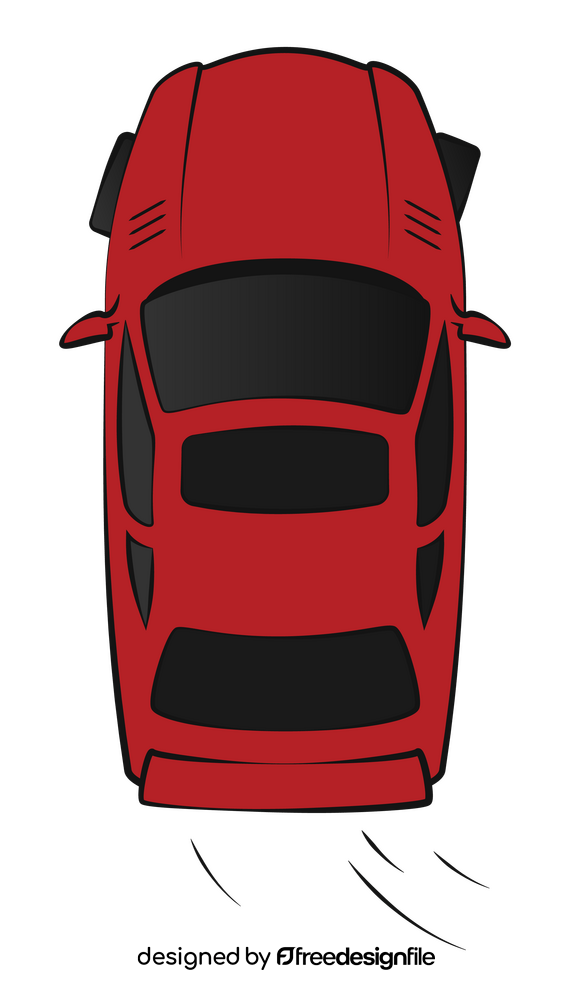 Sports car drawing clipart