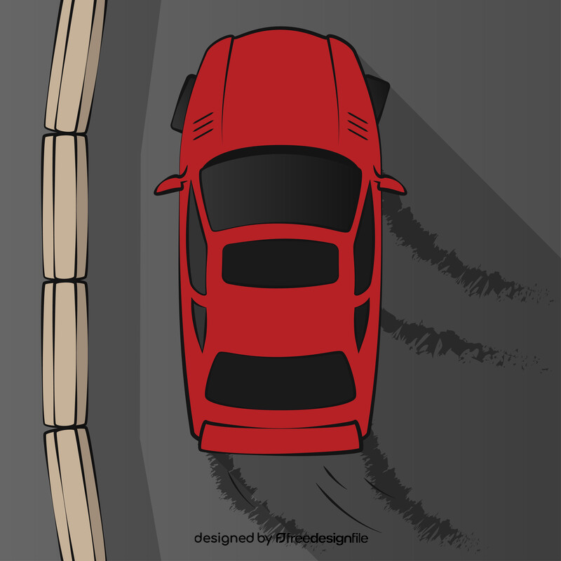 Sports car drawing vector