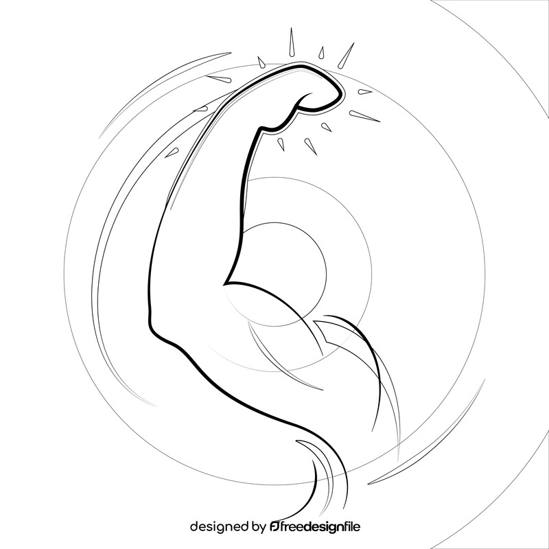 Motivation drawing outline black and white vector