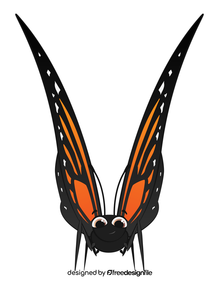 Monarch butterfly clipart