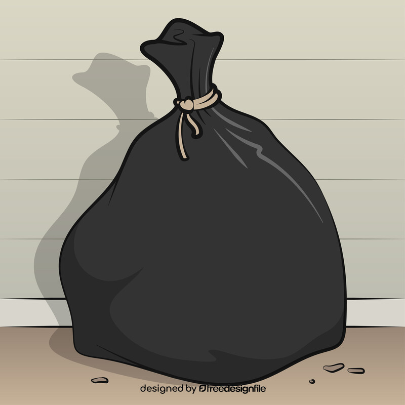 Garbage bag vector